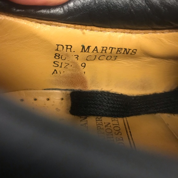 Dr. martens Made In England Low Tops Leather Boots - Picture 4 of 10